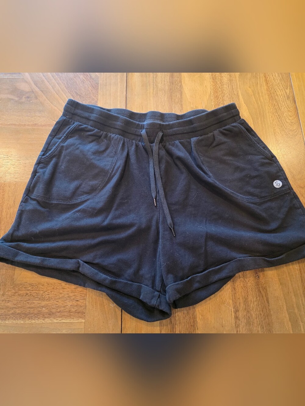 Torrid Sweat Shorts Sz 2 / 2XL Black High Rise Elastic Waistband Drawstring